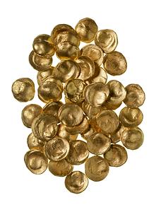 44 keltische Goldmünzen
