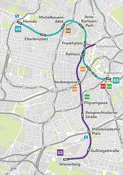 Die geplanten U-Bahnlinien