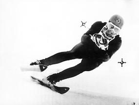 Der österreichische Skiläufer Karl Schranz (1)