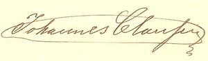 Unterschrift J. Clausen