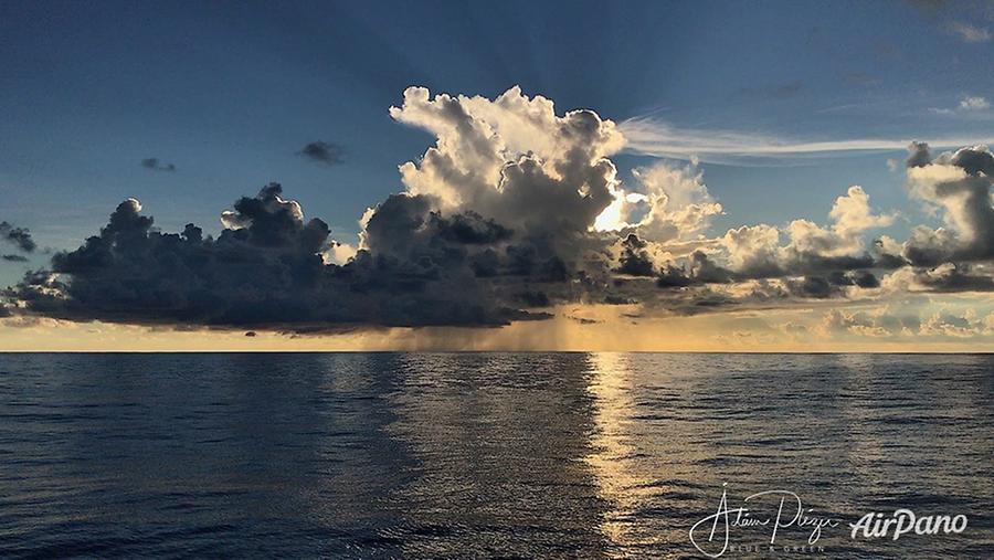 Тропические облака, © AirPano 