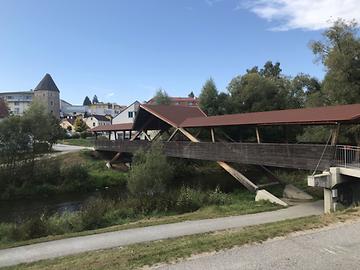 Holzbrücke in Zwettl
