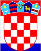 Das heutige Wappen Kroatiens