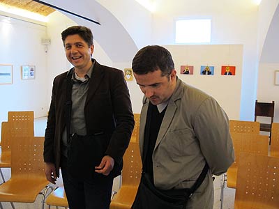 Selman Trtovac (links) und Radenko Milak. (Foto: Martin Krusche)