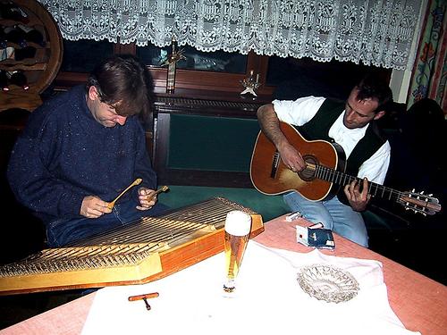 2002: Sigi Lemmerer (links) und Hans Peter Knauss