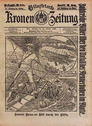 Covermotiv vom 19.10.1909. (Foto: Österreichische Nationalbibliothek)