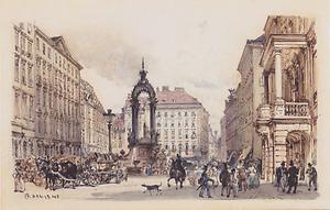 Der Hohe Markt in Wien, 1845