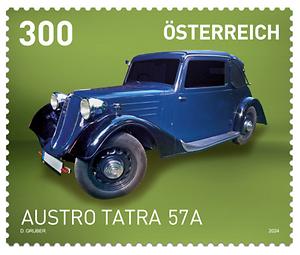 Briefmarke, Austro Tatra 57A