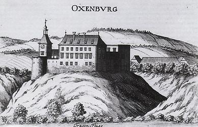 Ochsenburg 1672. Stich von Georg Matthäus Vischer., Foto: Wikicommons 
