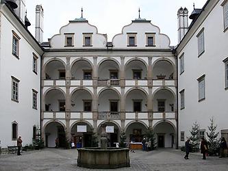 Rennaissancehof im Schloss Weitra., Foto: Herbert Ortner. Aus: Wikicommons unter CC 