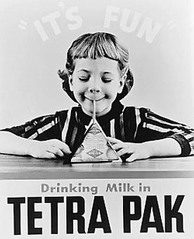 Internationale Tetra Pak-Werbung