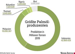 Größte Palmölproduzenten