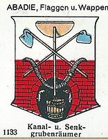 Wappen: Kanal- und Senkgrubenräumer