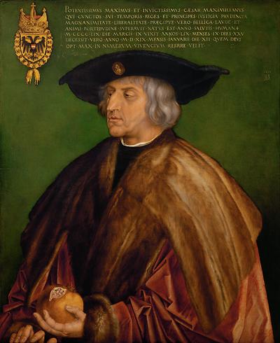 Kaiser Maximilian I. (1459-1519). Portrait von Albrecht Dürer