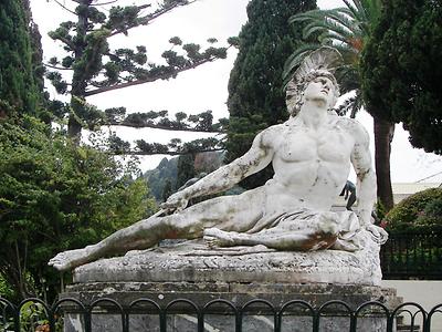 Das Achilleion auf Korfu, wohin sich Kaiserin Elisabeth gerne zurückzog
