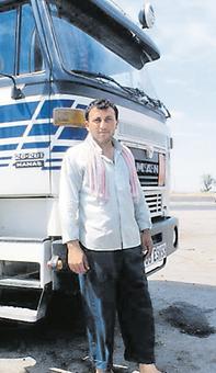 Lkw-Fahrer in Usbekistan