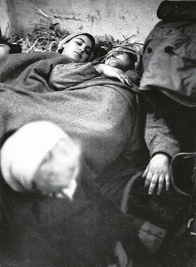 Ungarische Flüchtlinge in Andau, Österreich 1956