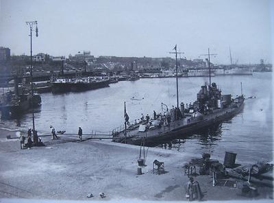 Sommer 1918: Besetzung der Ukraine durch Mittelmächte der k.u.k. Ostarmeee im Hafen von Odessa