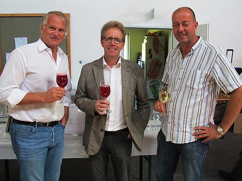Die drei Bürgermeister des Netzwerkes, von links: Peter Moser, Werner Höfler und Robert Schmierdorfer. (Foto: Martin Krusche)