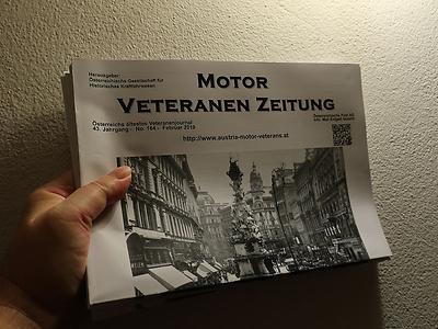 Die aktuelle Ausgabe der „Motor Veteranen Zeitung“ (Foto: Martin Krusche)