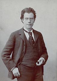 Gustav Mahler, österreichsicher Komponist. Hamburg. Photographie von E. Bieber. 1892., © IMAGNO/Österreichisches Theatermuseum 