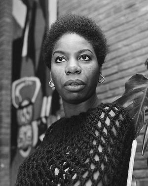 Nina Simone, die 'High Priestess of Soul', im Jahr 1965.