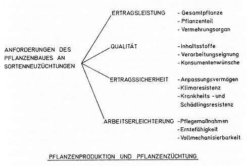 Abb. 1: Pflanzenproduktion und Pflanzenzüchtung.