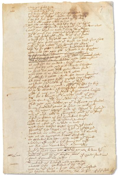 Shakespeares Handschrift