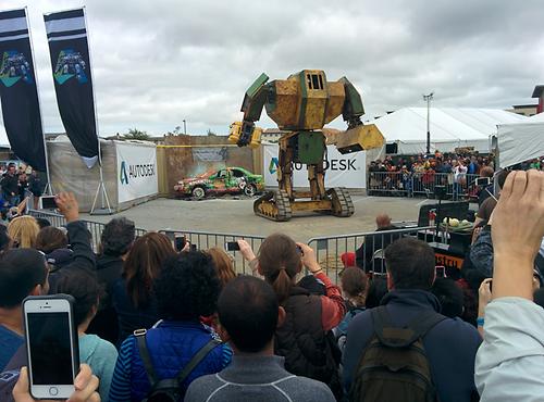 MegaBot at Maker Faire 2015