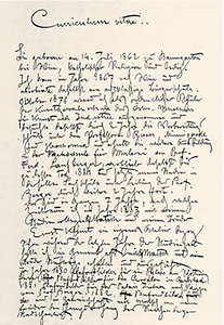 Curriculum Vitae - Gustav Klimt
