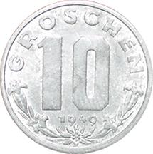 10 Groschen 1947 - 1959