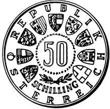 50 Schilling - IX Olympische Winterspiele 1964 Innsbruck (1964)
