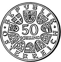50 Schilling - 500 Jahre Bummerlhaus in Steyr (1973)