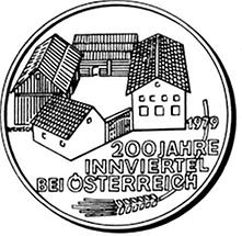 100 Schilling - 200 Jahre Innviertel bei Österreich (1979)