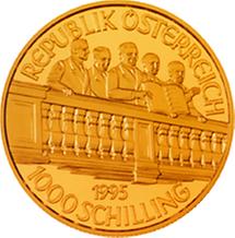 1000 Schilling - 50 Jahre Zweite Republik (1995)