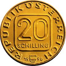 20 Schilling - Anton Bruckner (1996)