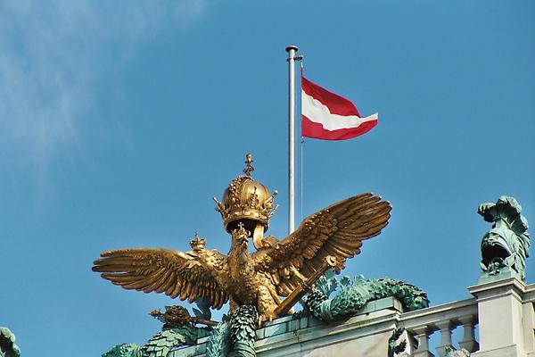 Doppeladler über der Hofburg - Foto P.Diem