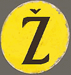 Z für 'Zidov' (Jude)