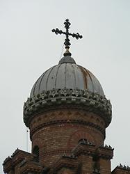 Turm der Universität Czernowitz (früher Sitz des orthodoxen Metropoliten)