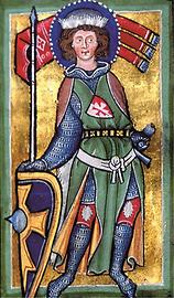 St. Florian als Ritter