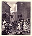 The Four Times of the Day (Die Tageszeiten) – 2. Noon (Mittag), Stahlstich des 19. Jahrhunderts nach dem Original von 1738