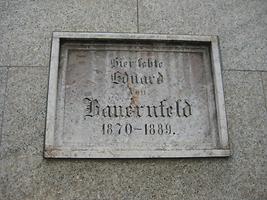 Bad Ischl, Wirerstraße 16, Eduard von Bauernfeld-Gedenktafel