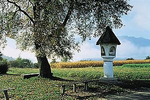 Bildstock am Faaker See