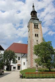 Kirche im Bleder See