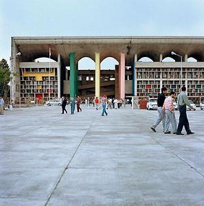 Parlamentsgebäude u. Justizpalast in Chandigarh, Le Corbusier, 1952- 1965.