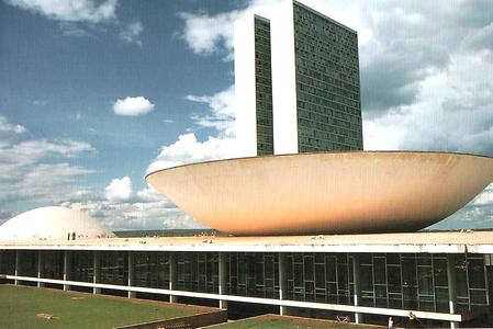 Kongressgebäude Brasilia, Niemeyer, 1957- 1960.