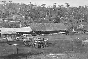 Die Bauernsiedlung Dreizehnlinden in Brasilien, Foto der 30er Jahre, © Copyright Österreichisches Institut für Zeitgeschichte, Wien - Bildarchiv.