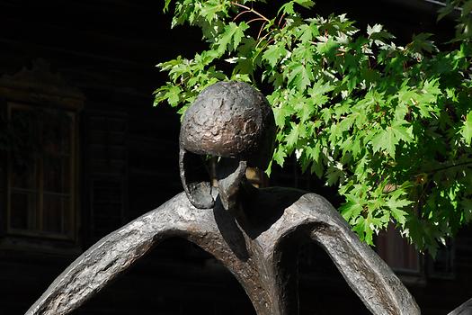 Stephan Eberharter Denkmal in Stumm im Zillertal