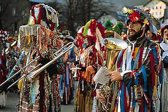 Fetzenfasching in Ebensee, OÖ., Foto: © Österreich Werbung/Carniel