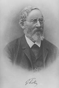 Julius von Ficker. Foto, um 1890., © Copyright Bildarchiv der Österreichischen Nationalbibliothek, Wien.